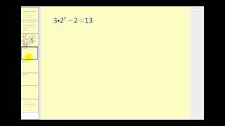 Solving Exponential Equations  Part 2 of 2 [upl. by Ahsyle]