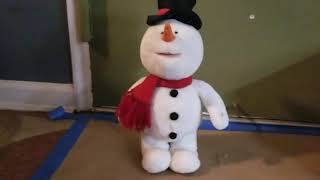 FOR SALE  RARE GUND Animated Dancing Singing Frosty The Snowman [upl. by Yorgerg]