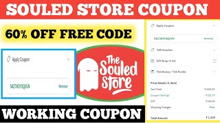 souled store coupon  souled store discount coupon  60 off free code [upl. by Nilats]