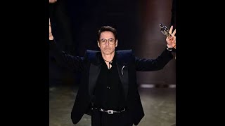 Robert Downey Jr Reacts Jimmy Kimmel Joke On Him At Oscar 2024 [upl. by Airan]