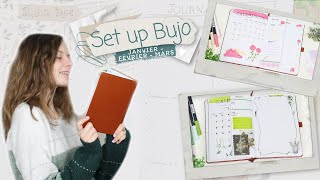 Set Up Bujo 📝12 idées de mises en pages avec 3 thématiques différentes ✨ Janvier février mars 2023 [upl. by Roy708]