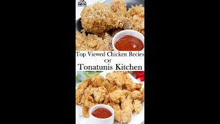 Top Viewed Chicken Recipes KFC Fried Chicken KFC Chicken Popcorn Bet Of Tonatunis Kitchen shorts [upl. by Idyak]