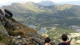 KOŚCIELEC  Czarny szlak na szczyt bardzo trudny i niebezpieczny 18082012 Tatry [upl. by Artinek640]