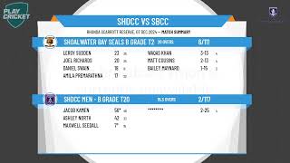 SHDCC Men  B Grade T20 v Shoalwater Bay Seals B Grade T20 [upl. by Ahsar]