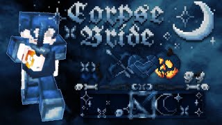 Corpse Bride 32x Minecraft Dark Halloween Aesthetic JAVABEDROCK texture pack release [upl. by Osber803]