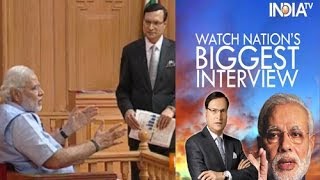 Narendra Modi in Aap Ki Adalat Full Interview [upl. by Annaek]