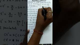 Derivation of Lorentz Transformation Learn only in 8 minutes [upl. by Sy]