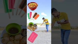 Parle g biscuit to chawmin ice cream samosa funny vfx magic shortsfeed trendingshorts [upl. by Inaniel]