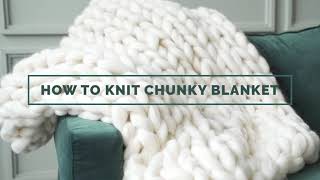 How To Knit Merino Wool Blanket [upl. by Herschel]