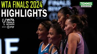 ErraniPaolini vs ChanKudermetova Highlights  WTA Finals Riyadh 2024 [upl. by Libbna]