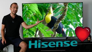 Hisense U7 ❤️ La nouvelle TV qui illumine mon salon [upl. by Yrrot]