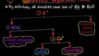 Diuretics algorithm blood electrolytes [upl. by Kama290]