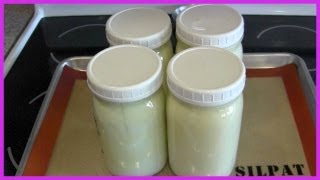 Easy Yogurt Making In the Oven [upl. by Acirretahs]