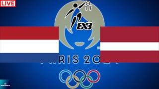 2024 PARIS OLYMPICS NETHERLANDS vs LITHUANIA MEN’S 3x3 BASKETBALL SEMIFINALS LIVE GAME CAST amp CHAT [upl. by Delores]