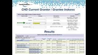 CourthouseDirectcom Webinar Grantor Grantee Index 101 [upl. by Zzabahs650]