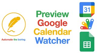 Preview Build A Trigger to Watch Your Google Calendar [upl. by Olympia603]