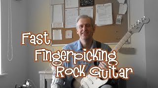 Building a Fast Fingerpicking Rock Guitar Technique [upl. by Attenauq]