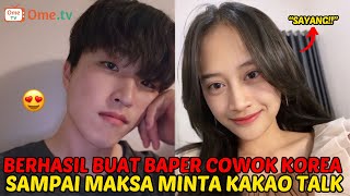 COWOK KOREA INI JADI NAKSIR SAMA CEWEK INDO🥰  OMETV  OMEGLE [upl. by Suisyola]