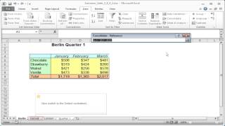 Excel consolidate Consolidating data [upl. by Erida]