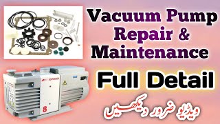 Vacuum Pump Parts Servicing amp Ewards Pump Seal changed Latest Video 2021 [upl. by Monagan]