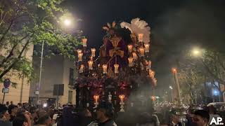 Saludo del Misterio de Jesús de Nazaret a San Fco Javier 2024  Semana Santa Sevilla 2024 [upl. by Torres]