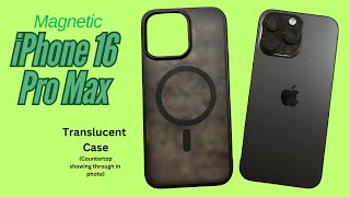 REVIEW Lamicall Magnetic Case for iPhone 16 Pro Max [upl. by Letsyrhc]