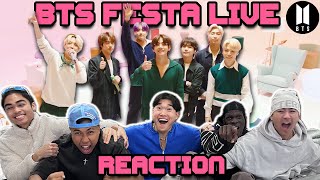 OUR FIRST BTS FESTA  BTS 2021 FESTA ROOM LIVE [upl. by Perlie]