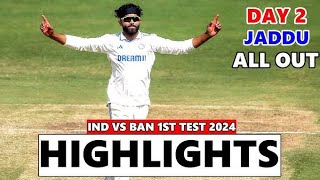 INDIA VS BANGLADESH DAY 2  ind vs ban day 2  India vs Bangladesh day 2 highlights  IND VS BAN [upl. by Aurelius]