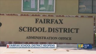 Fairfax School District reopens for inperson instruction [upl. by Maurilla536]