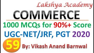 59  1000 Commerce MCQs  Accountant UGCNET PGT CA DSSSB UKSSSC  Management MCQ [upl. by Attenat]