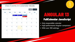 FullCalendar  Event Calendar With Javascript Angular 13 [upl. by Wagstaff351]