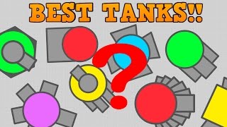 TOP 3 BEST DIEPIO TANKS  Most Overpowered Builds  Diepio [upl. by Standish935]