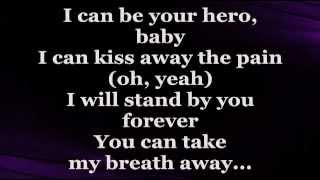 HERO Lyrics  ENRIQUE IGLESIAS [upl. by Christiana397]