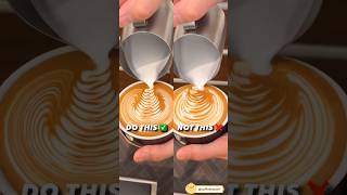 Coffee making with right method  how to make coffee latte art art coffee latteeart latte love [upl. by Ardnassac]