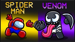 Spiderman Vs Venom Mod In Among With MY CRAZY FAN GIRLS [upl. by Zelikow]