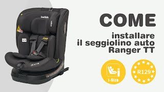 Come installare il seggiolino auto JOVIKIDS RANGERTT 360° Rotation  WDCS001 howto carseatsafety [upl. by Hgielsel]