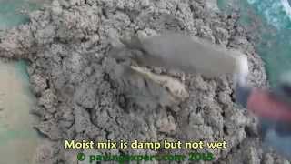 Moist Mix Bedding and Haunching Mortar [upl. by Clement]