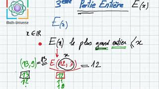 Généralités sur les fonctions  partie entière 3ème [upl. by Greiner]