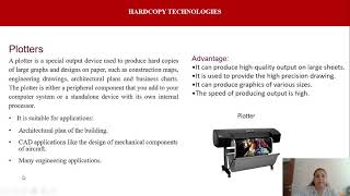 BSCS2314 Computer Graphics Hardcopy TechnologiesPrinters amp Plotters [upl. by Vashti562]