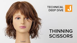 How to Texturize Hair with Thinning Shears  A Haircutting Technical Deep Dive [upl. by Lorilee]