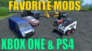 Farming Simulator 17  Top 20 Favorite Mods For Xbox One amp PS4 [upl. by Salbu365]