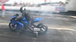 zx10r vs gsxr 1000 dragrace [upl. by Durand]