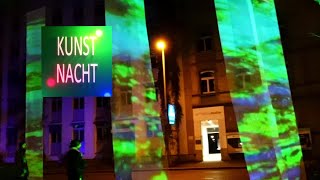 WATERLIGHTWALL  Kunstnacht Konstanz Kreuzlingen 2023 [upl. by Yazbak414]