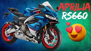 Revealing my brand new APRILIA RS660 😍🔥 [upl. by Ilaire]