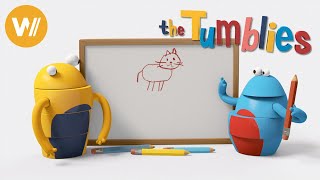 Tumblies  Discovering the world with cartoons Big ball Drawing animals and Sled  Ep 5 [upl. by Nalek899]