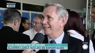 Vicepresidente em Bauru Alckmin lança núcleo de exportação [upl. by Drarig]