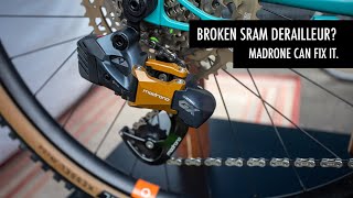 Broken SRAM Derailleur Madrone Cycles can fix it [upl. by Benisch336]