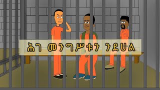 ሕገ መንግስቱን ንደሃል ማሞ ቂሎ በ እስርቤት Ethiopian funny cartoon animation [upl. by Belac7]