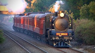 707 Operations Grainlander and Steamrail Victoria Shuttles  Ballarat 24  26 May 2024 [upl. by Neehcas]