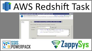 SSIS Amazon Redshift Data Transfer Task  Load Data into Redshift from SQL Server MySQL Flat Files [upl. by Chester461]